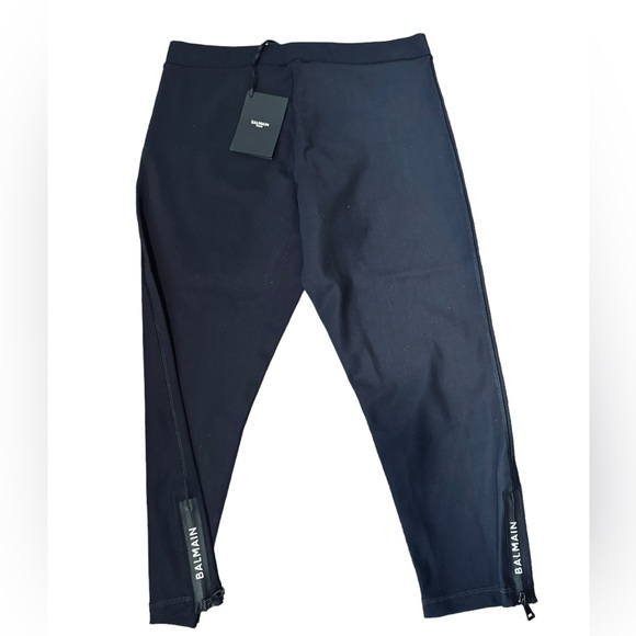 BALMAIN***Men’s Black Cropped Surf or Athletic Leggings***Medium $485 - Picture 5 of 6